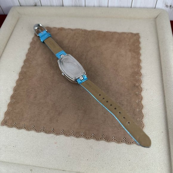 Vintage Electric Blue Sterling Silver Ecclissi Watch - Picture 8 of 8